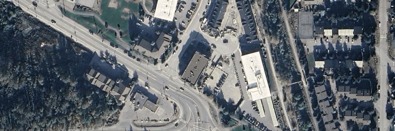 Pemberton Gateway aerial view