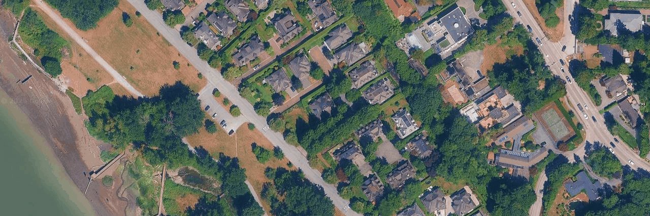 Caversham Court, Angus Lands aerial view