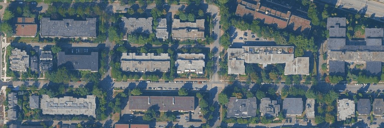 Mcallister House aerial view