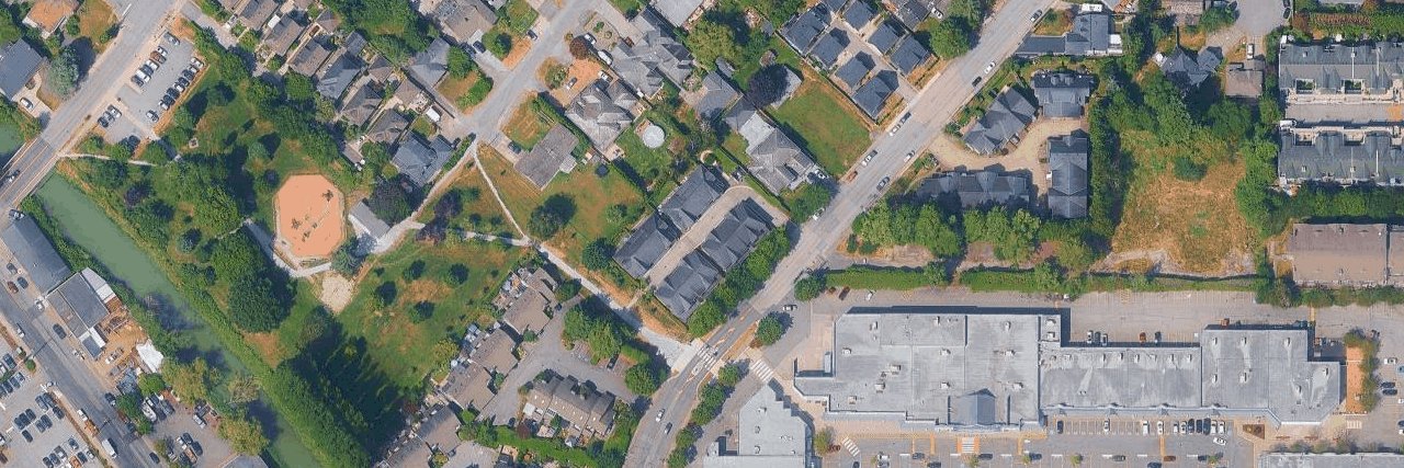 Central Park West aerial view