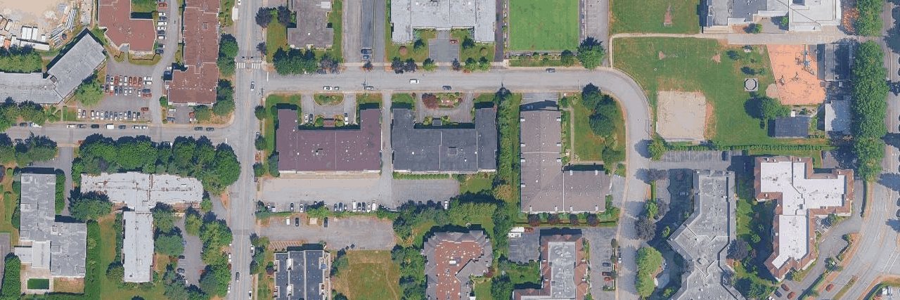 Wheatcroft Manor aerial view