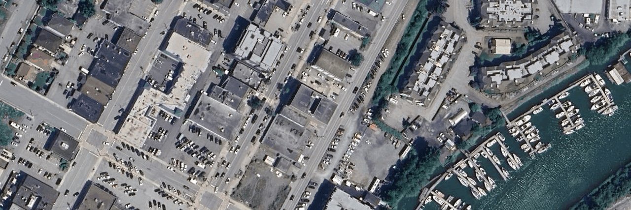 Cleveland Courtyard aerial view