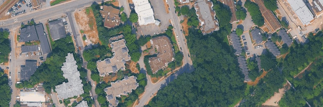 Jane Gardens aerial view