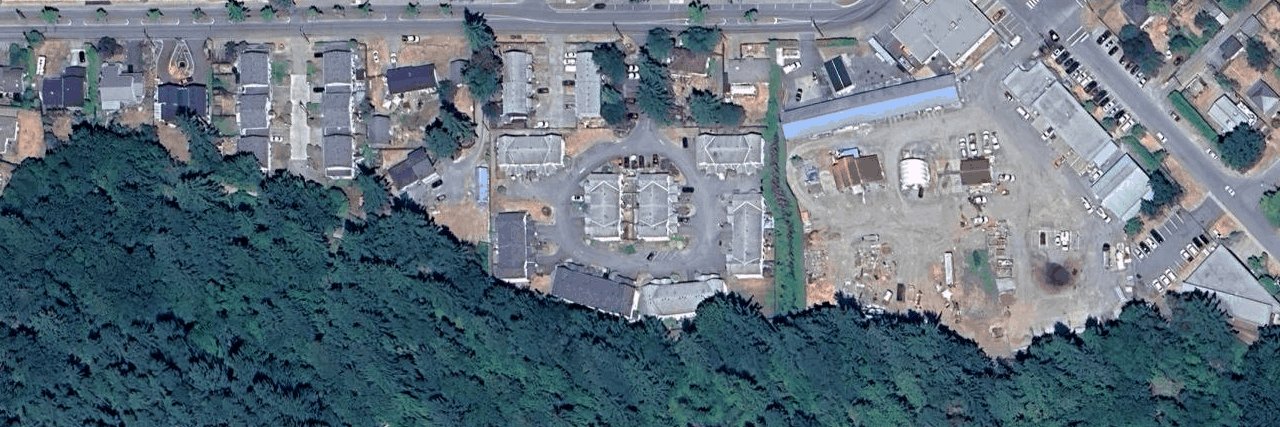 Crystal Court aerial view