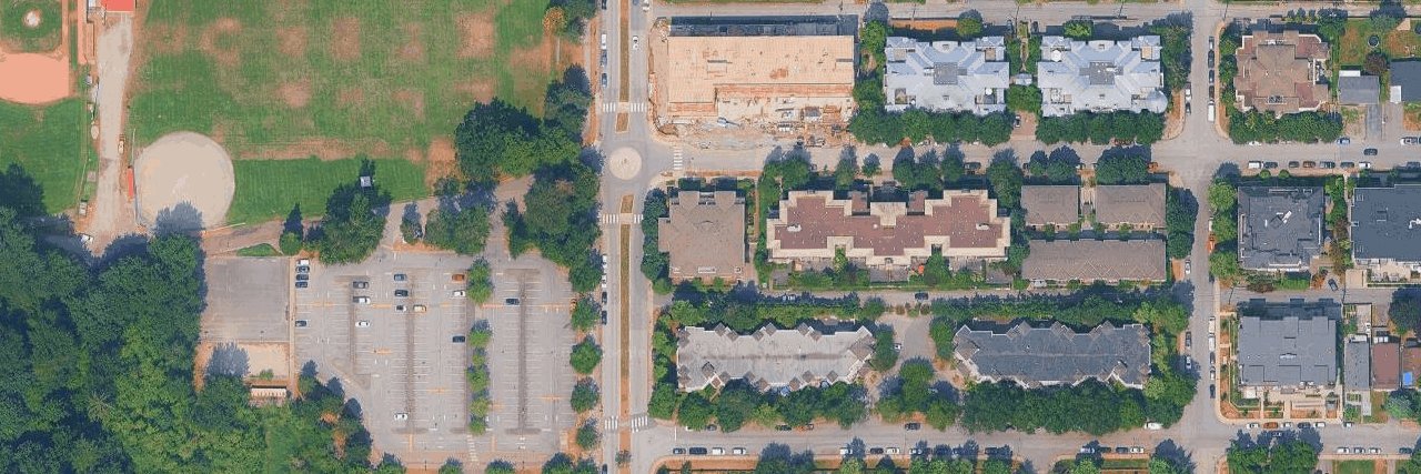 Riverside At Gates Park aerial view