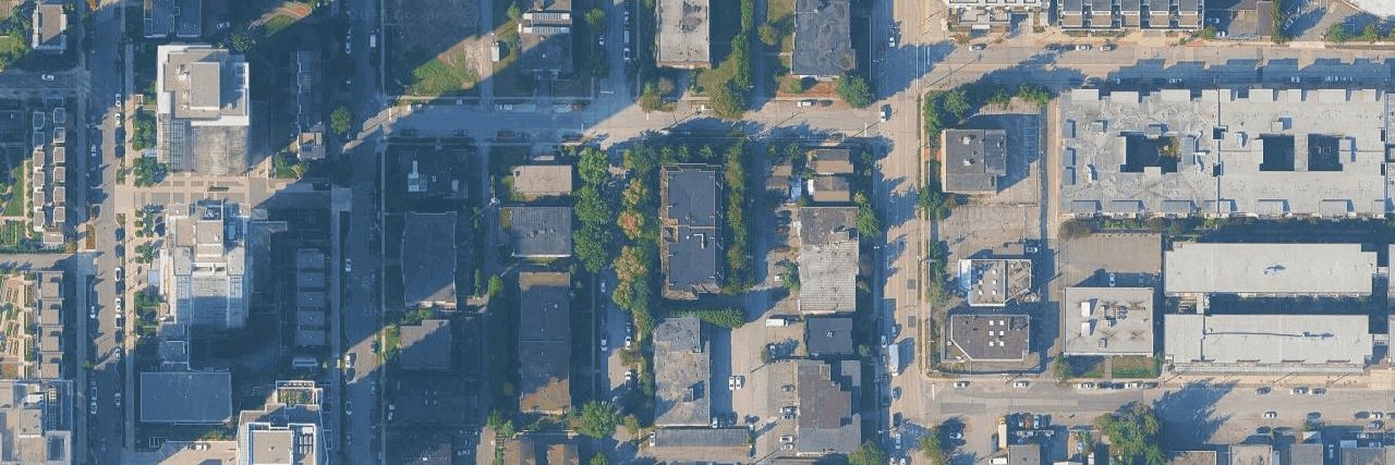 Burlington Estates aerial view
