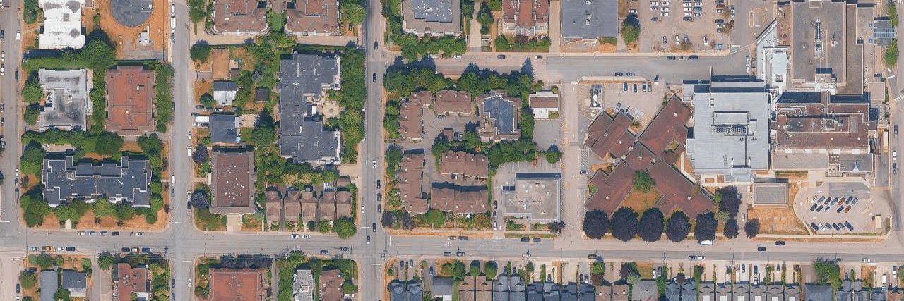 The Courtyards aerial view