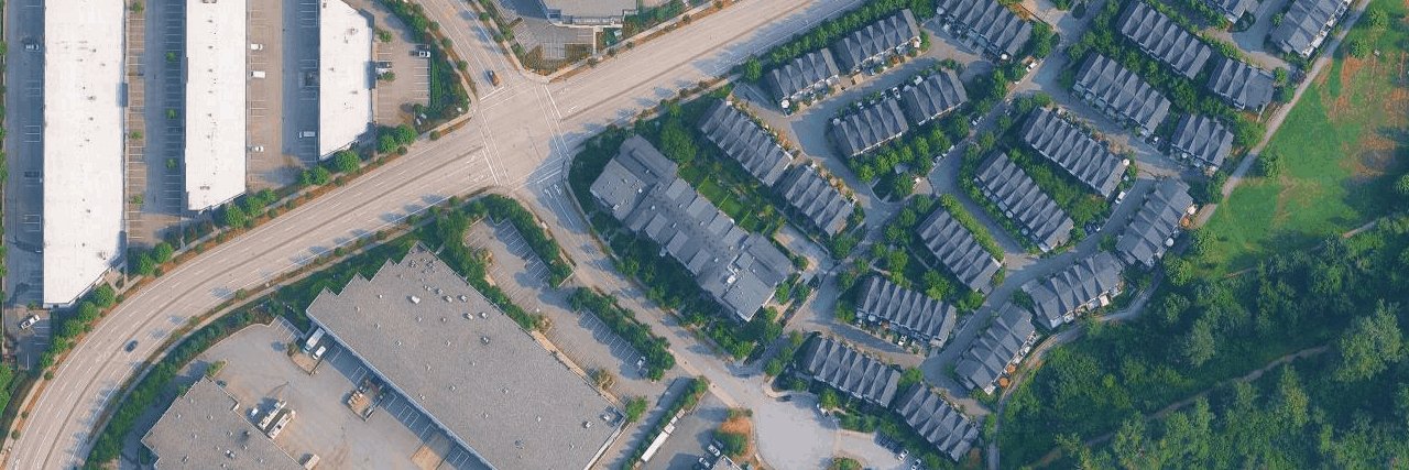 Freemont Green South aerial view