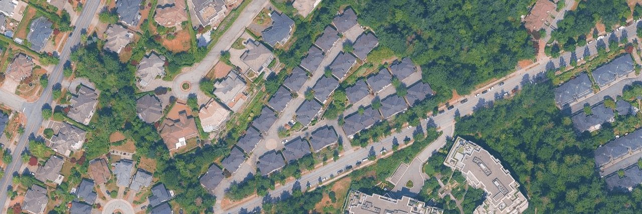 Stongate Estates aerial view