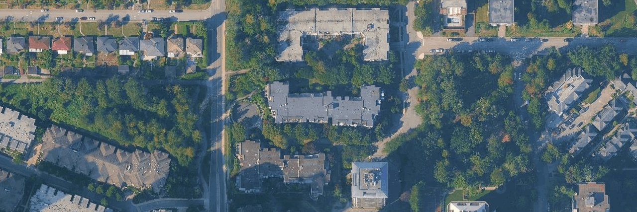 Hillside Terrace aerial view