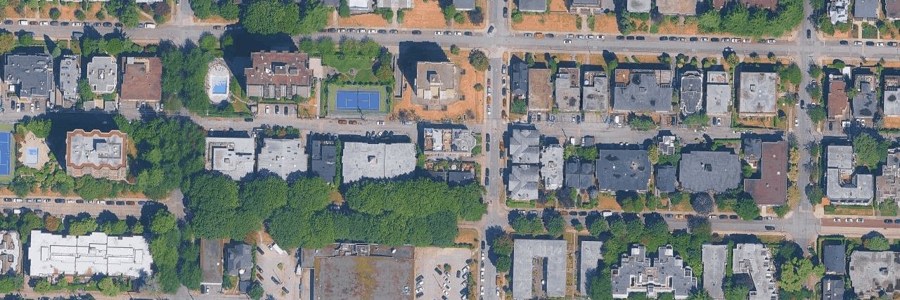 Devon Court aerial view