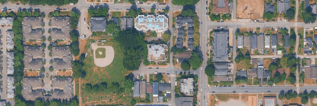 Central Park Villa aerial view