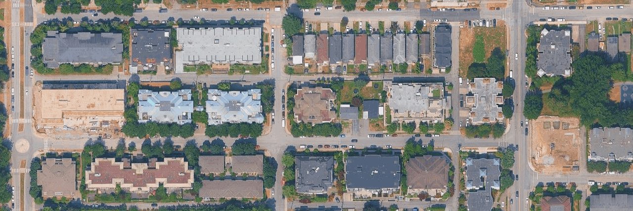 Park Side Place aerial view