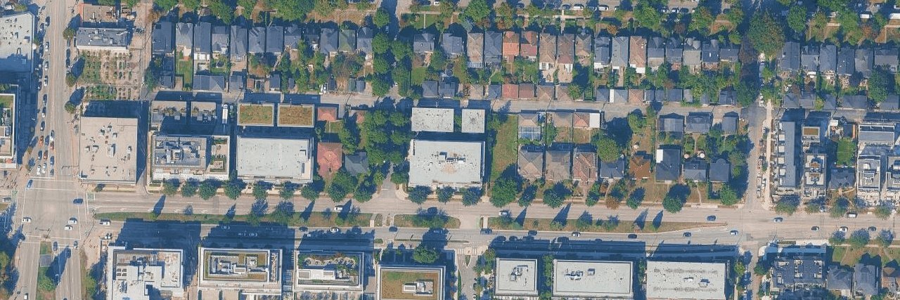 Bennington House aerial view