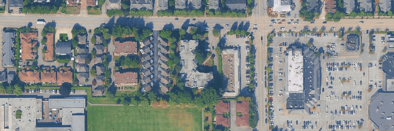 Blundell Gardens aerial view