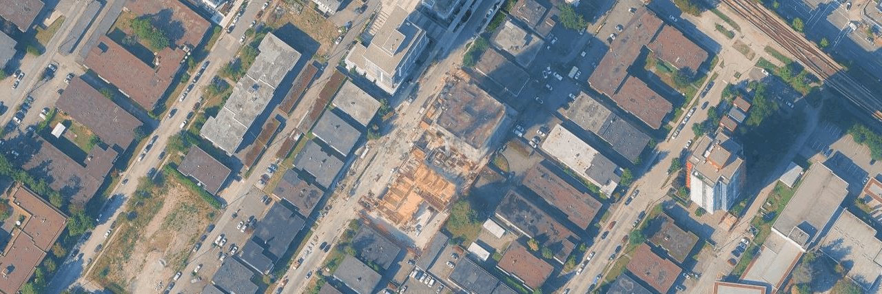 O2 Metrotown aerial view