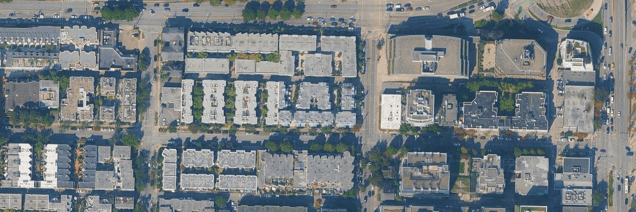 Courtyards aerial view