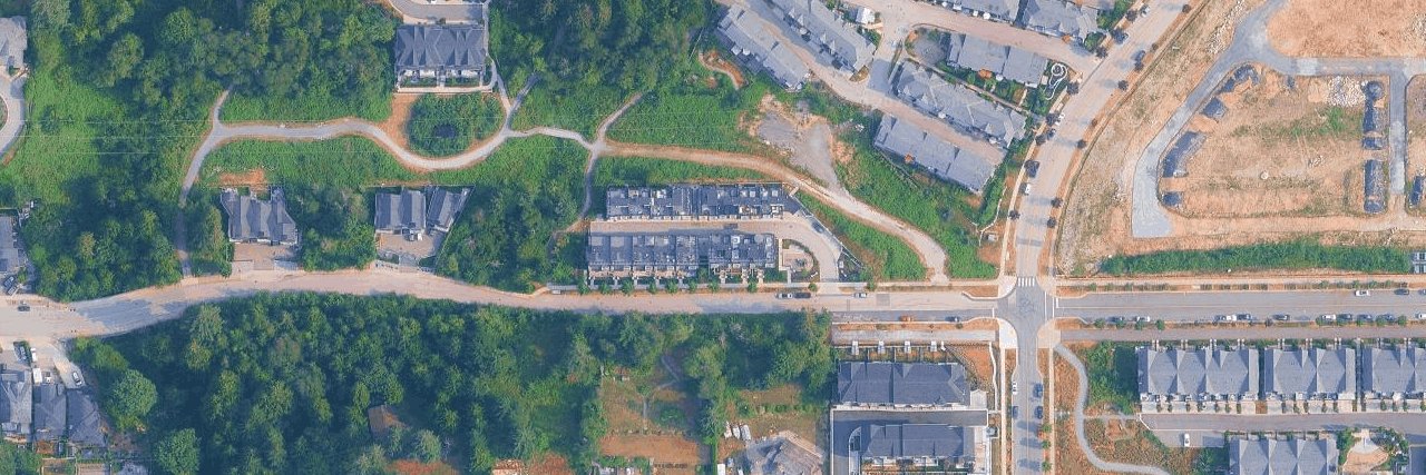 Burke Place aerial view