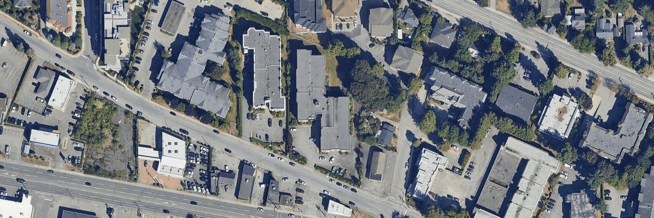 Monta Vista Villa aerial view