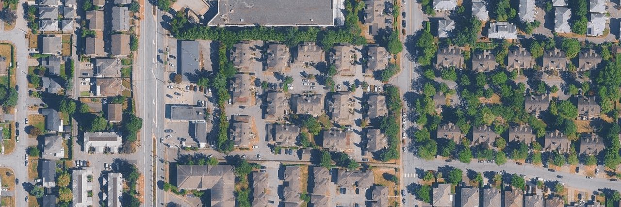 Berkshyre Gardens aerial view