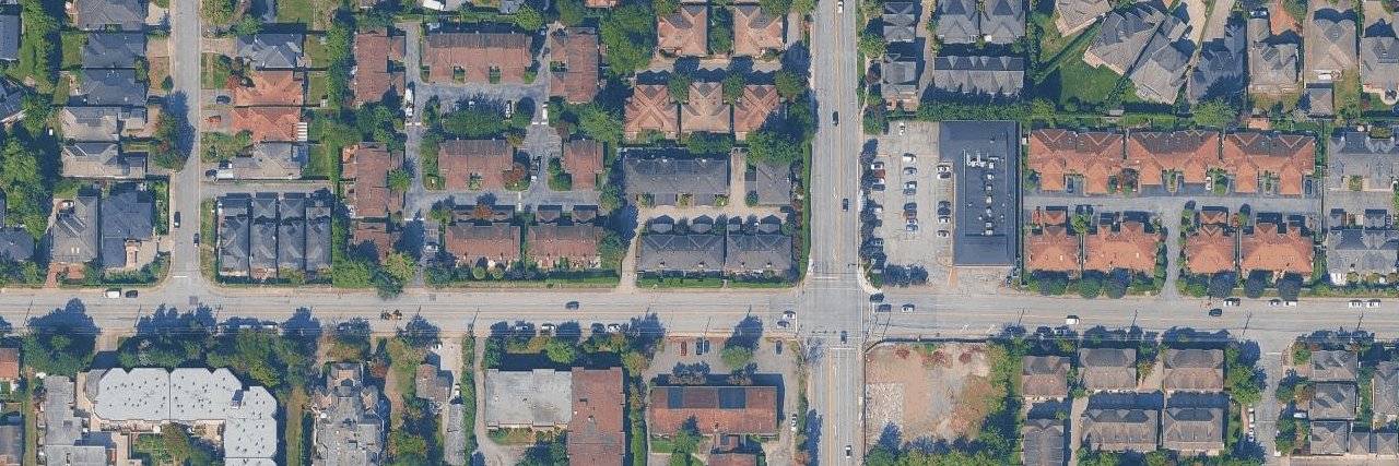 Tanbury Lane aerial view