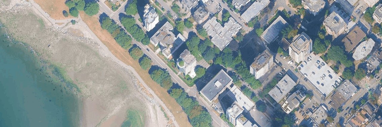 Eugenia Place aerial view