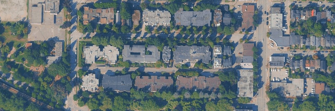 Magnolia Court aerial view