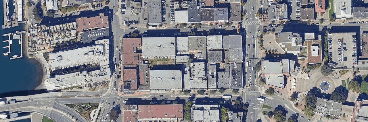 Lum Sam & Lee Cheong Buildings aerial view