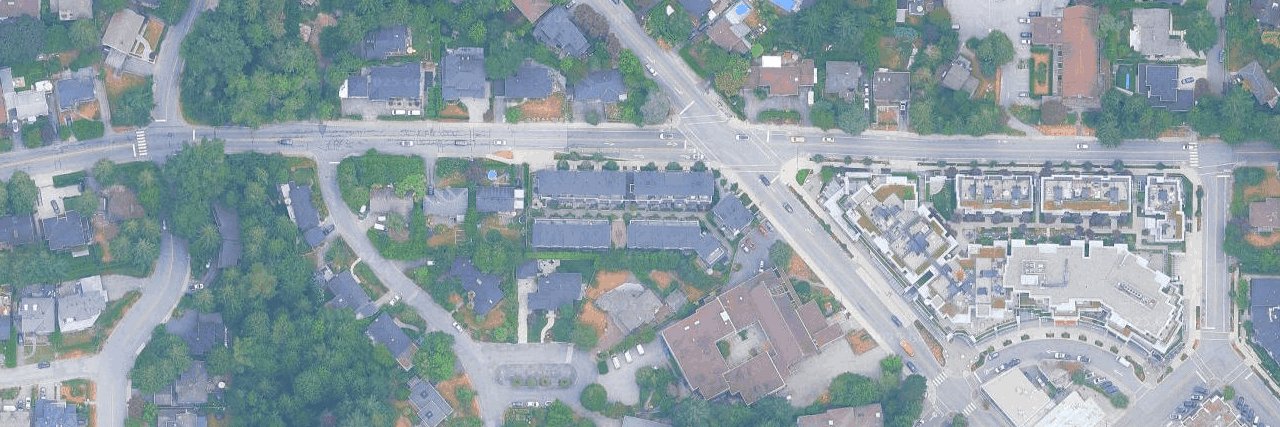 Edgemont Walk aerial view