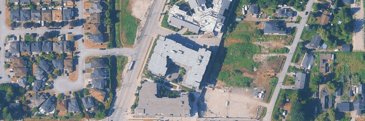 Hamilton High Street aerial view