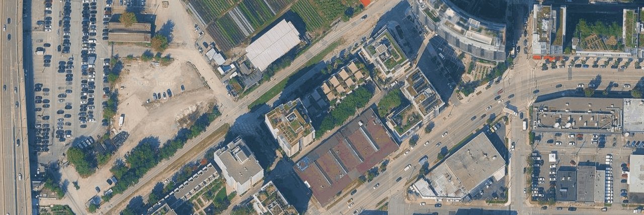 The James aerial view