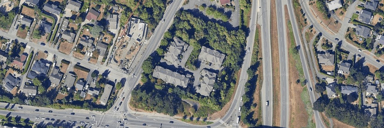 Willowdale Court aerial view