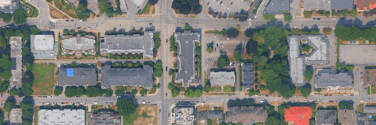 Shaughnessy East aerial view