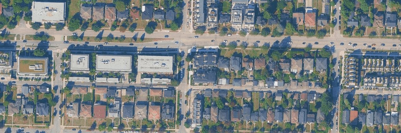 The Hillcrest aerial view