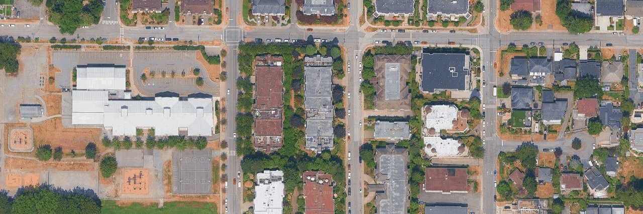 Clifton Lane aerial view