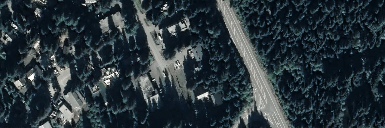 Snowcap aerial view