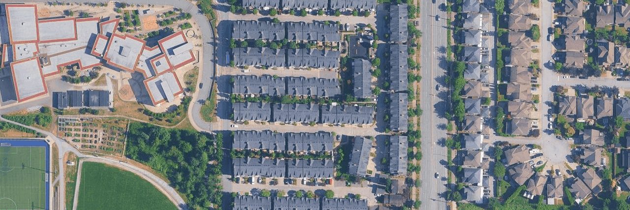 Yorkson Creek aerial view