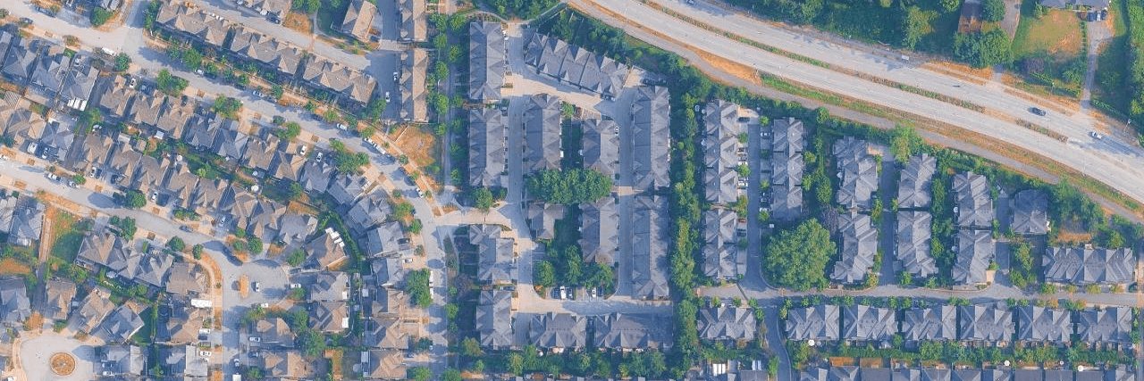 The Broadwalk aerial view
