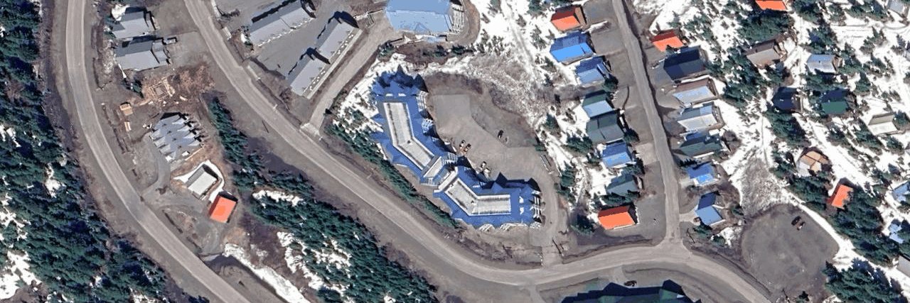 Blueberry Hill aerial view