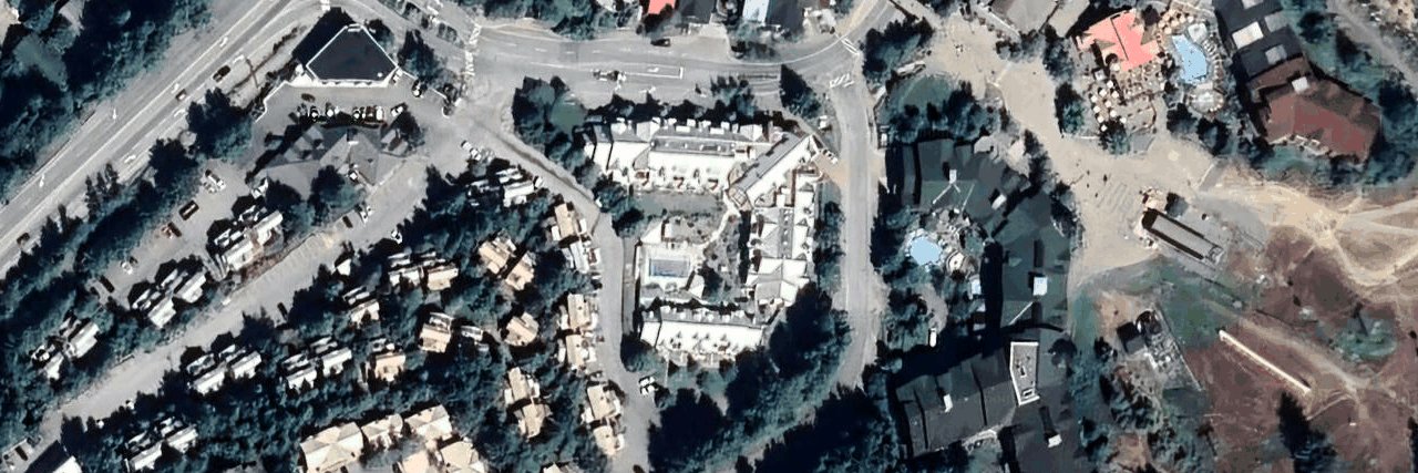 Lake Placid Lodge aerial view