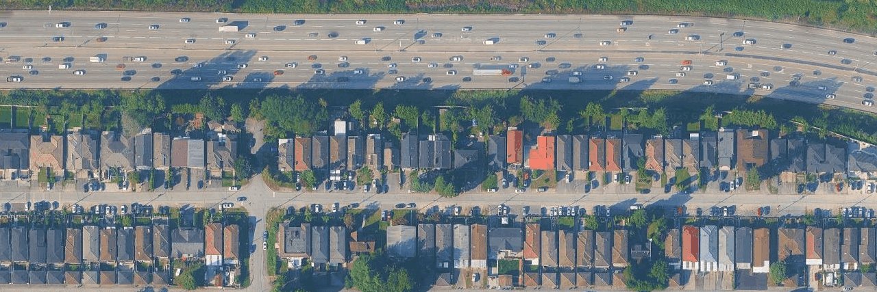 Central Burnaby aerial view