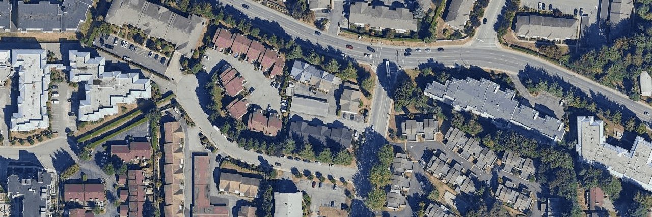 Bourquin Court aerial view