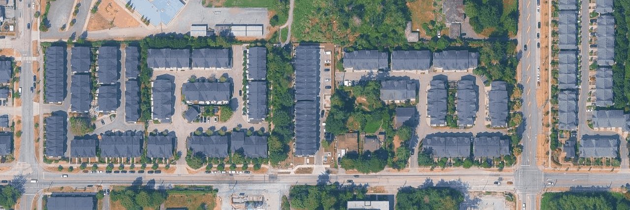 Woodward Lane aerial view