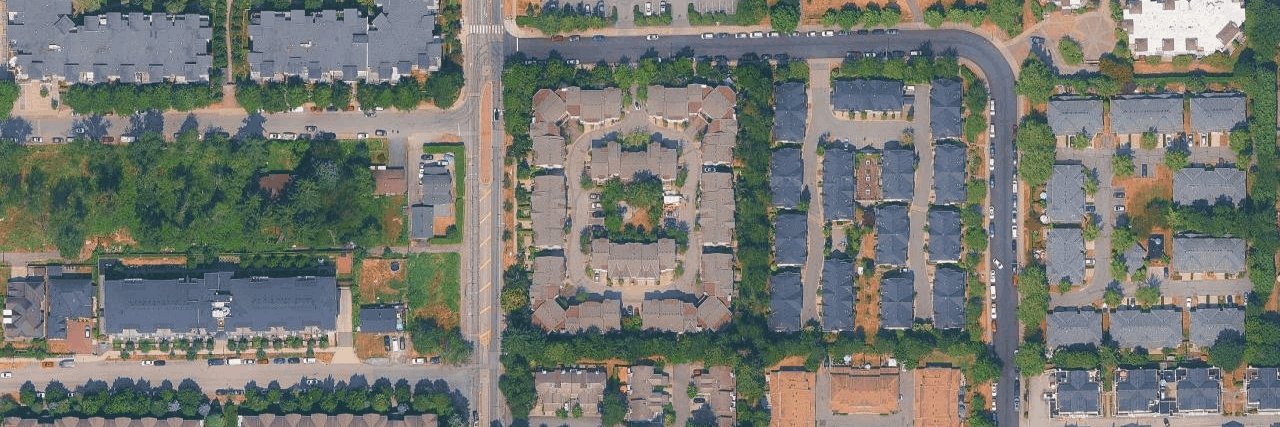 Canterbury aerial view