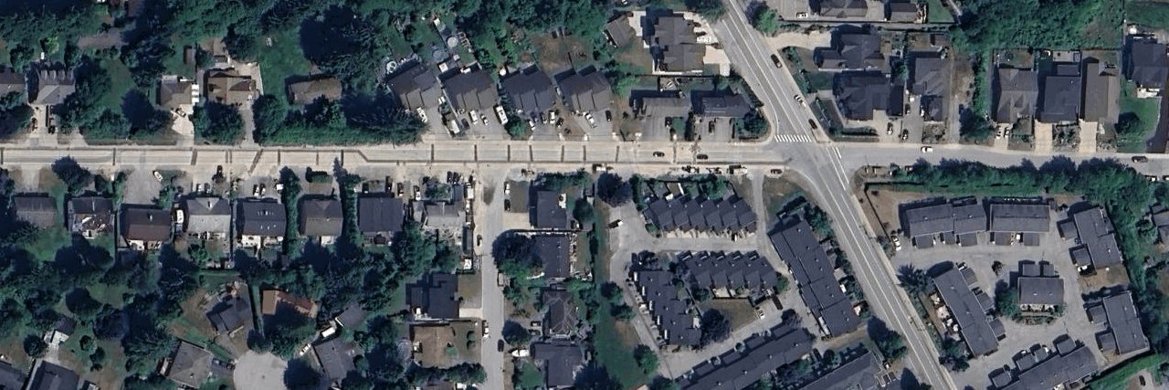 Cottonwoods aerial view