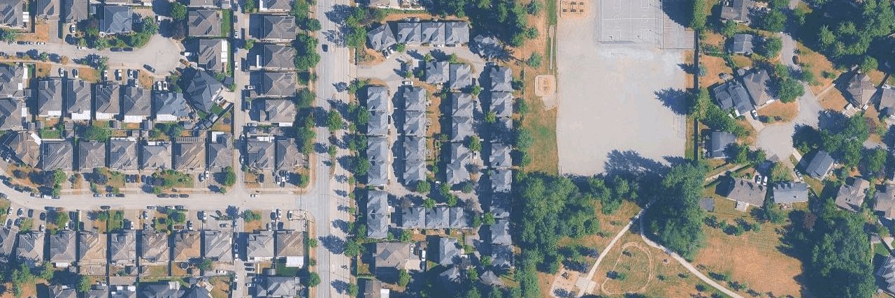 Panorama Plateau Gardens aerial view