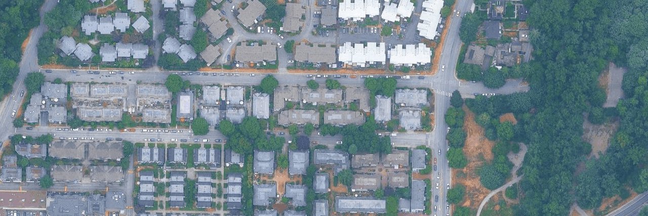 Park Lane aerial view