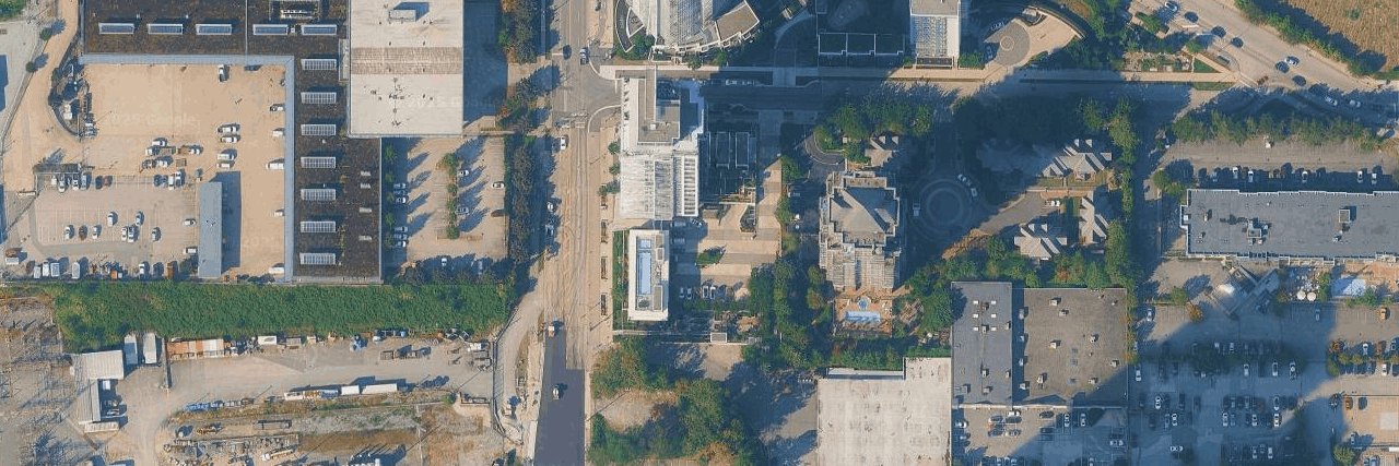 Triomphe aerial view