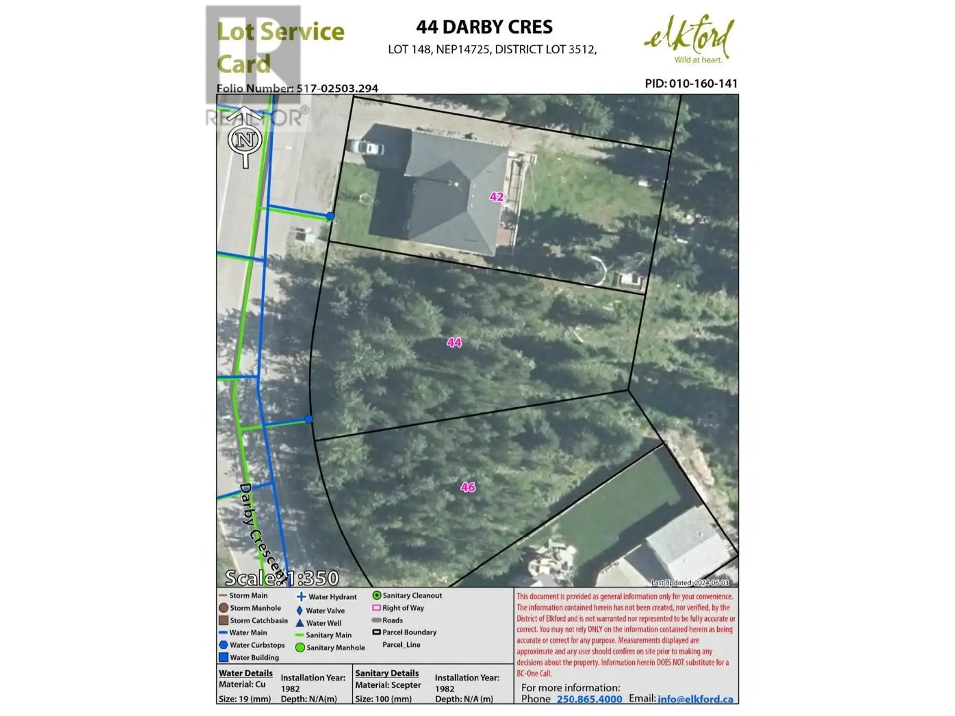 Property at 44 DARBY CRESCENT, Elkford, BC