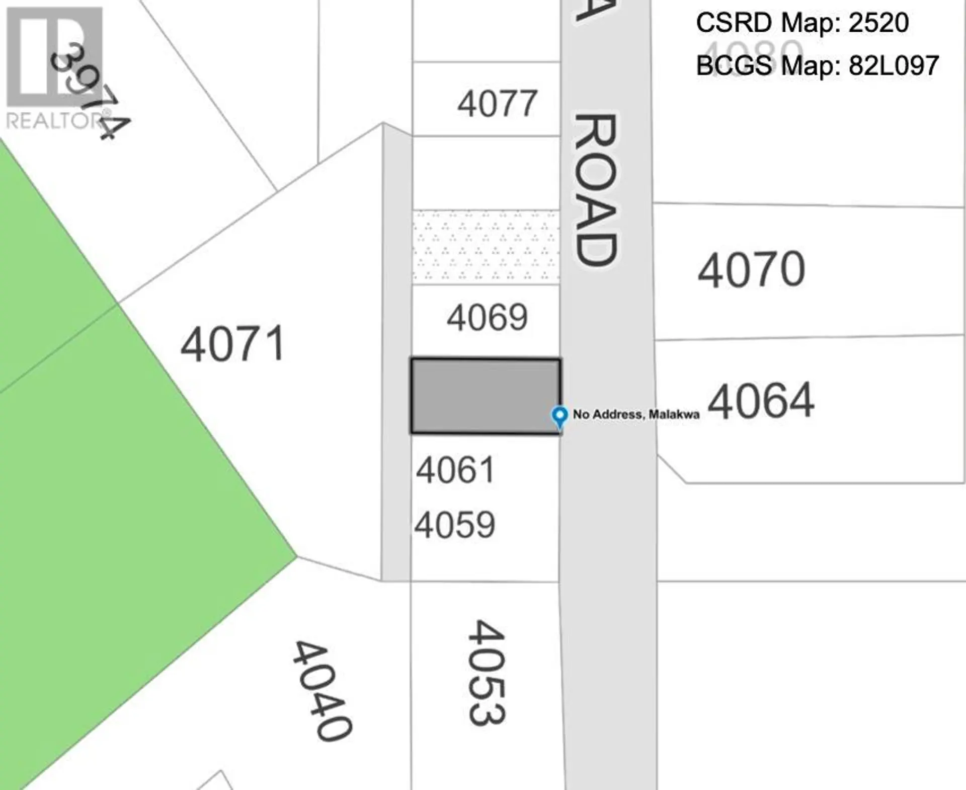 Property at LOT 7 MALAKWA ROAD, Malakwa, BC